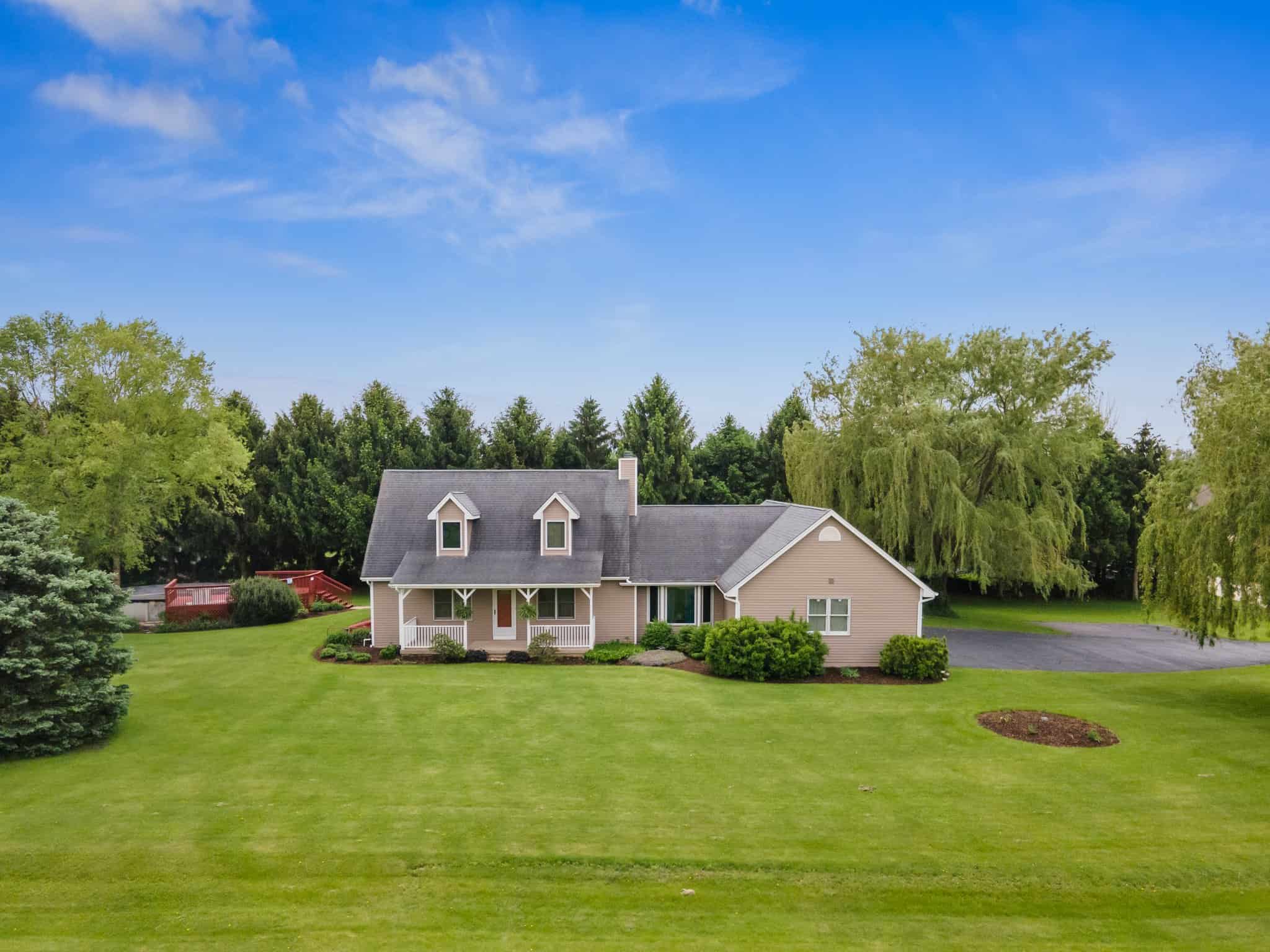 Exterior photo of 12310 Ridge Rd in the Pine Ridge neighborhood of Genoa, Illinois